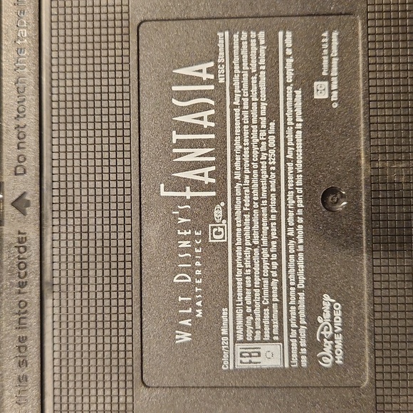 WALT DISNEY'S FANTASIA VHS Black Diamond Edition - The Classics - Picture 10 of 17